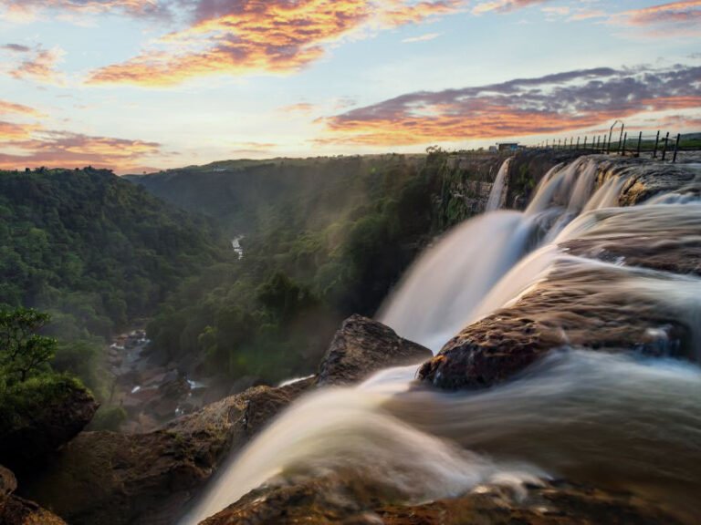 Dainthlen Falls near Cherrapunjee Meghalaya